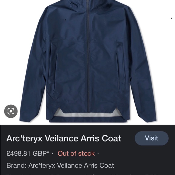 Brand new Veilance Arris jacket size small men. - Picture 2 of 8